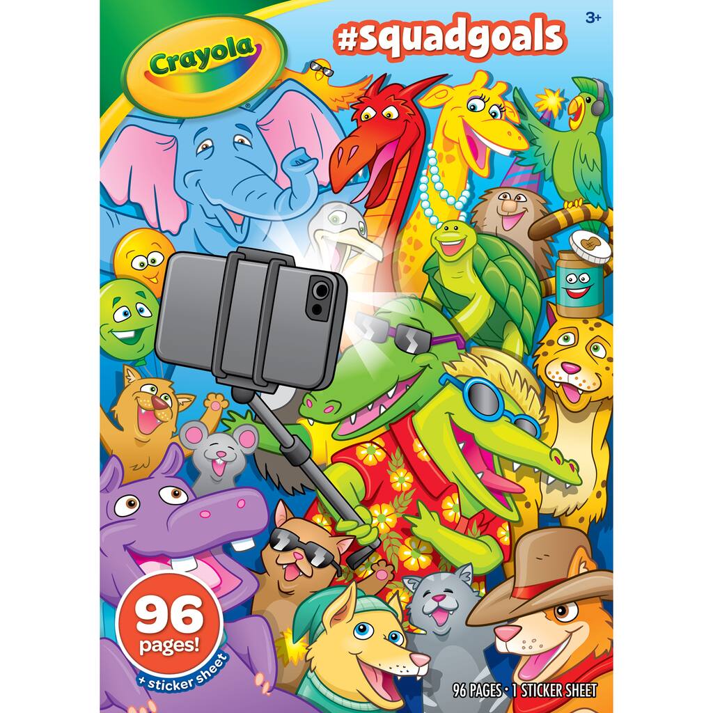 Download 12 Pack Crayola Squadgoals Coloring Book Michaels